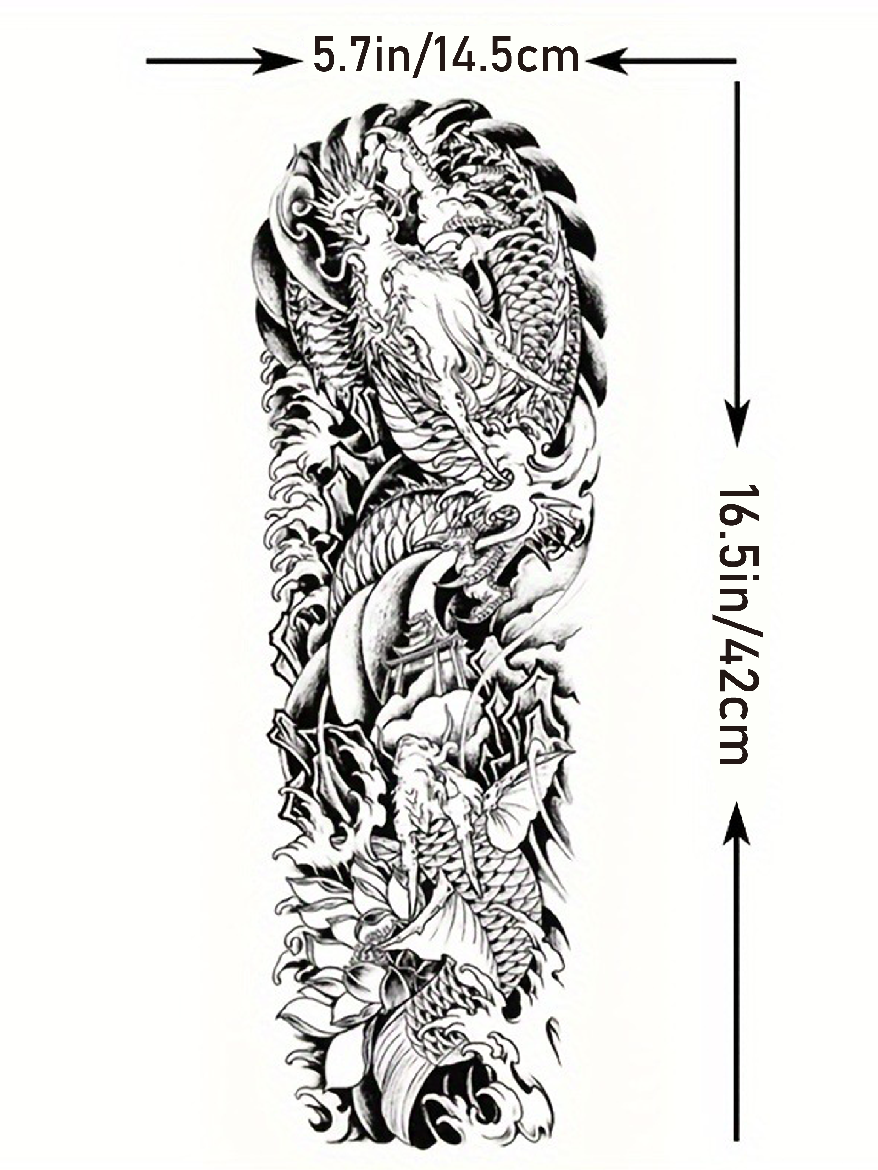 Chinese Style Personalized Tattoo Sticker